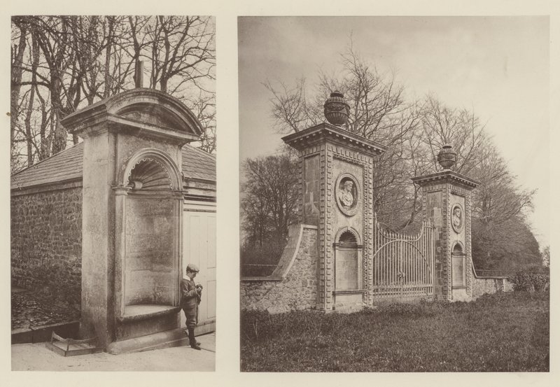 Coleshill, Berkshire, eine Nische, Tor am Hintereingang von Charles Latham