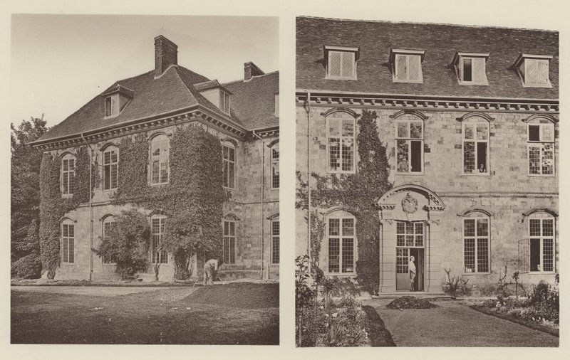 Wolvesey House, Winchester, Teile der Nord- und Südfronten von Charles Latham