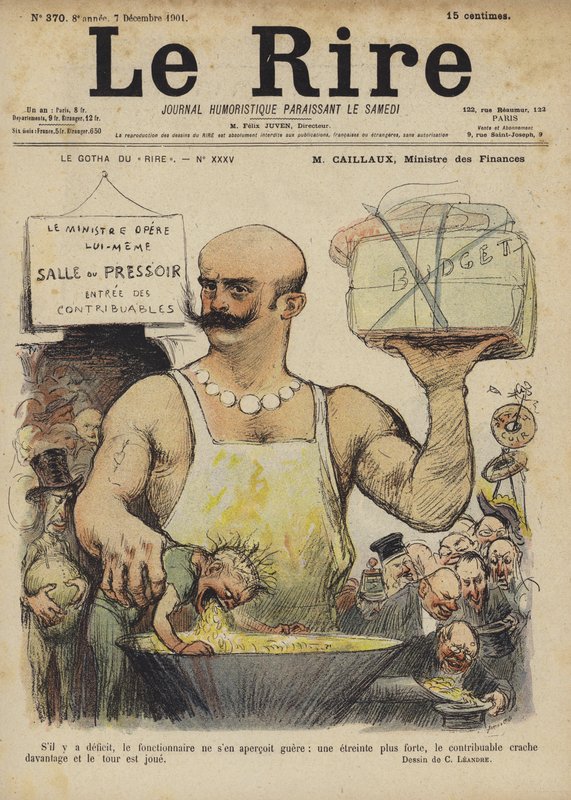 Illustration für Le Rire von Charles Leandre