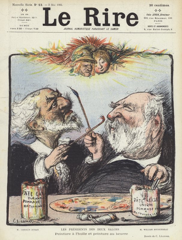 Illustration für Le Rire von Charles Leandre