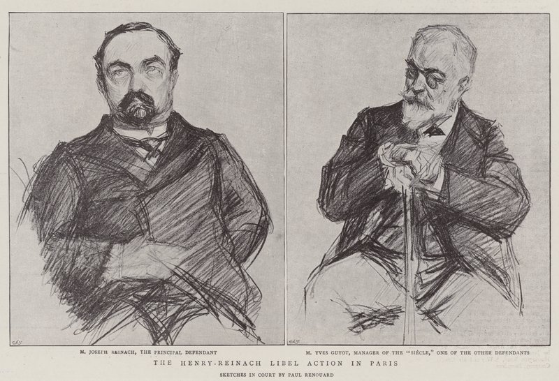 Der Henry-Reinach-Verleumdungsprozess in Paris von Charles Paul Renouard