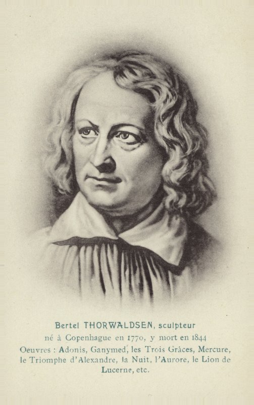 Bertel Thorvaldsen, dänischer Bildhauer von Christoffer Wilhelm Eckersberg