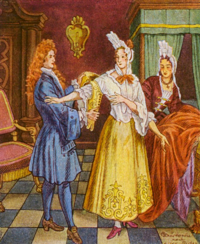 Miederschneider / Korsettmacher von Christophe (1856 1945)