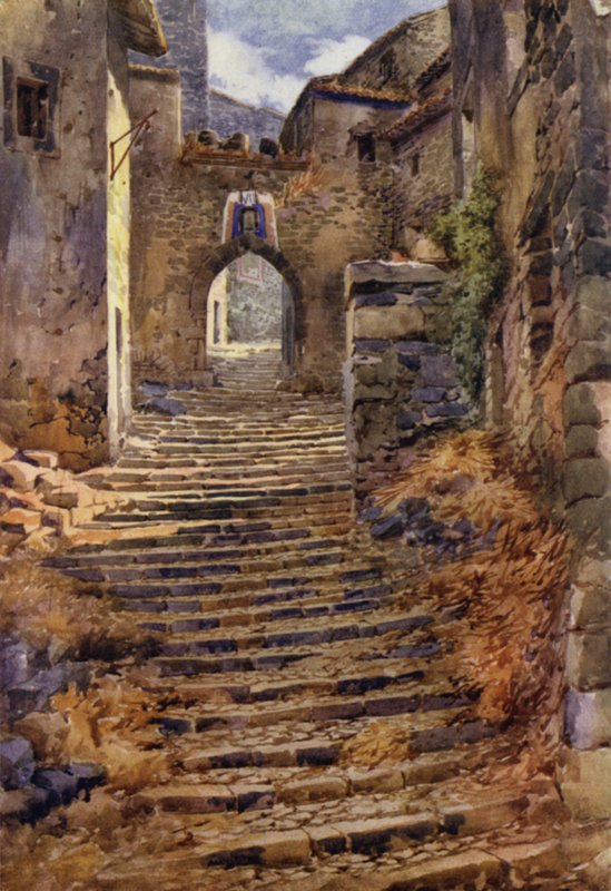 Das Tor des Tals, Affile von Commendator Formilli