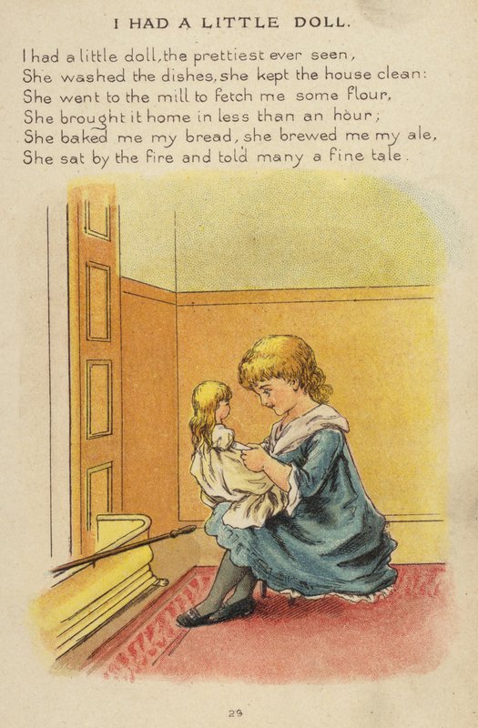Kinderreim: Ich hatte eine kleine Puppe von Constance Haslewood