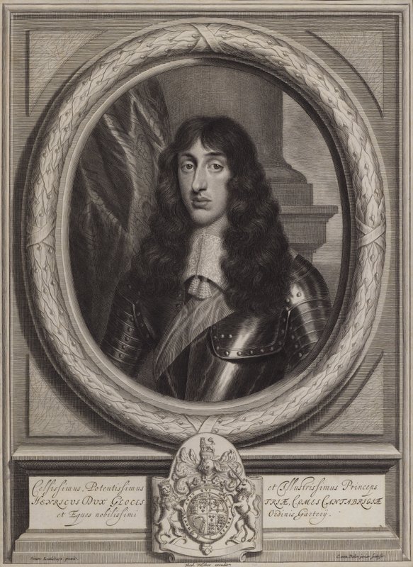 Henry Stuart, Herzog von Gloucester, jüngster Sohn von König Charles I (Gravur) von Cornelis II Van Dalen
