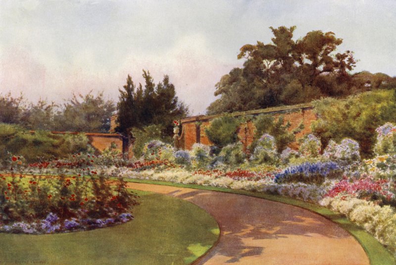 Ein jährlicher Rand, Prinzessin Charlottes Garten, Claremont von Cyril Ward