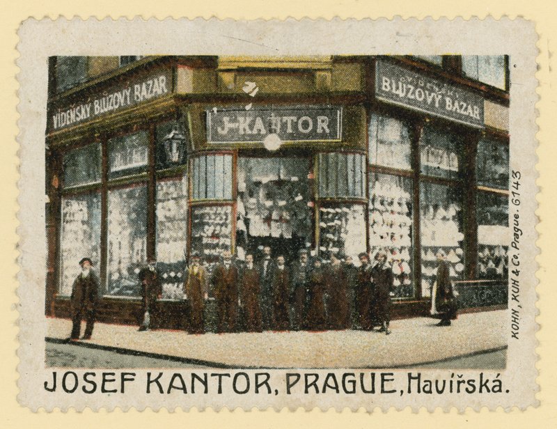 Ladenfront von Josef Kantor, Prag von Czech School