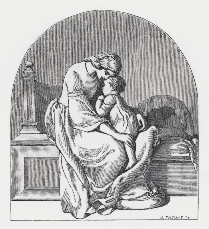 Illustration zu Tennysons Gedicht, Die Prinzessin von Daniel (after) Maclise