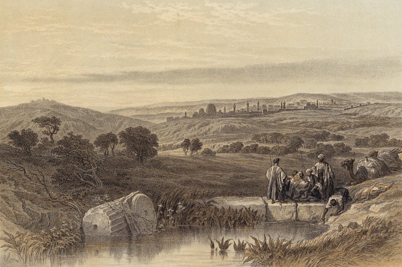 Jerusalem von Norden von David (after) Roberts