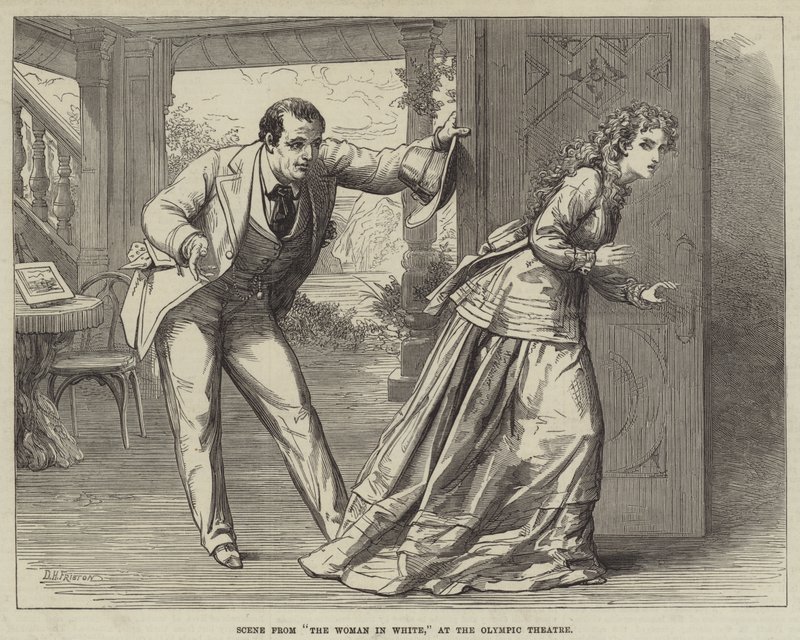 Szene aus Die Frau in Weiß, im Olympic Theatre von David Henry Friston