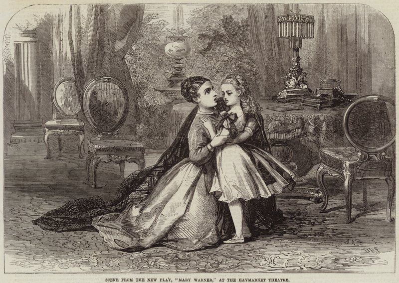 Szene aus dem neuen Stück, Mary Warner, im Haymarket Theatre von David Henry Friston