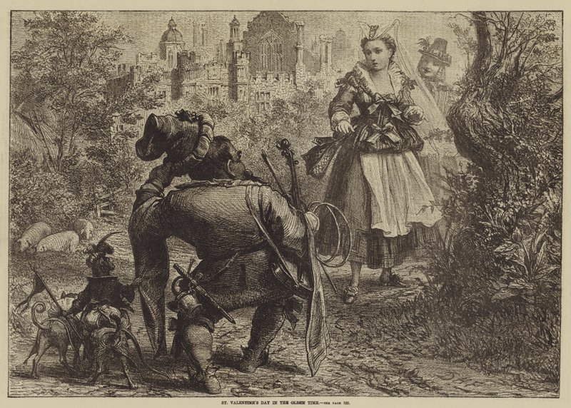 Der Valentinstag in alten Zeiten von David Henry Friston