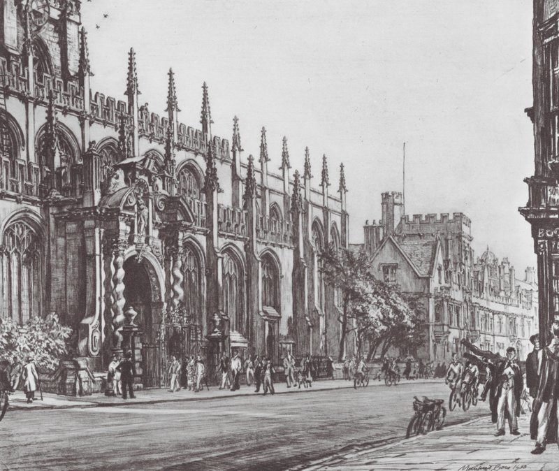 Oxford: Die Vorhalle von St. Mary