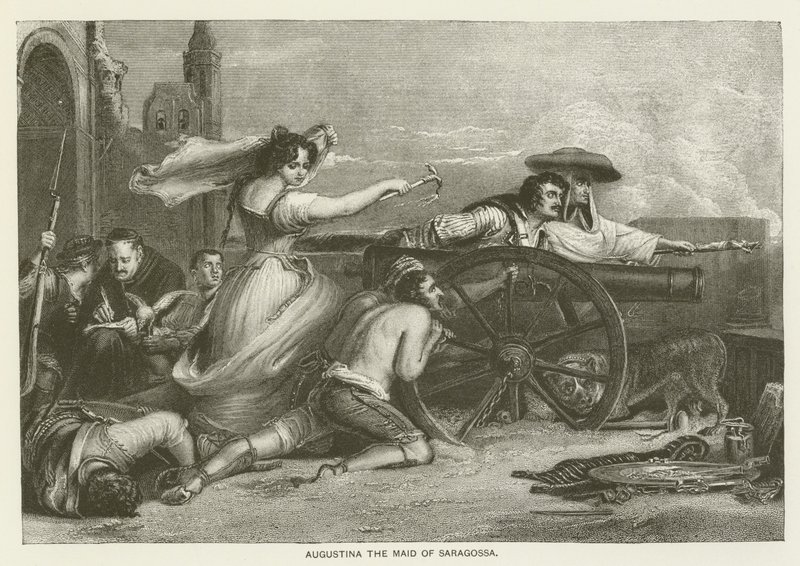 Augustina, die Magd von Saragossa von David Wilkie