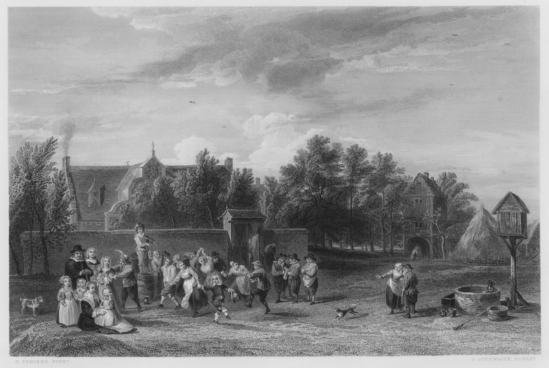 Das Dorffest, nach dem Bild in der Königlichen Sammlung von David the Younger (after) Teniers
