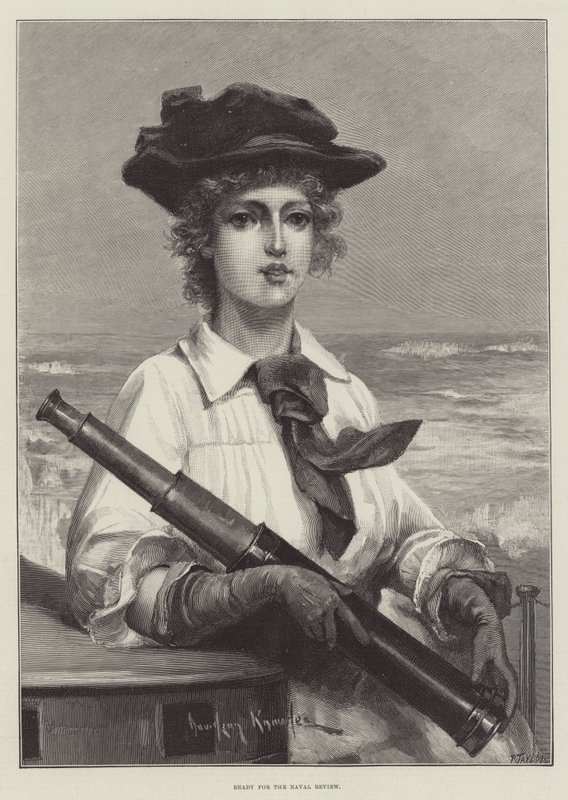 Bereit für die Marineparade von Davidson Knowles