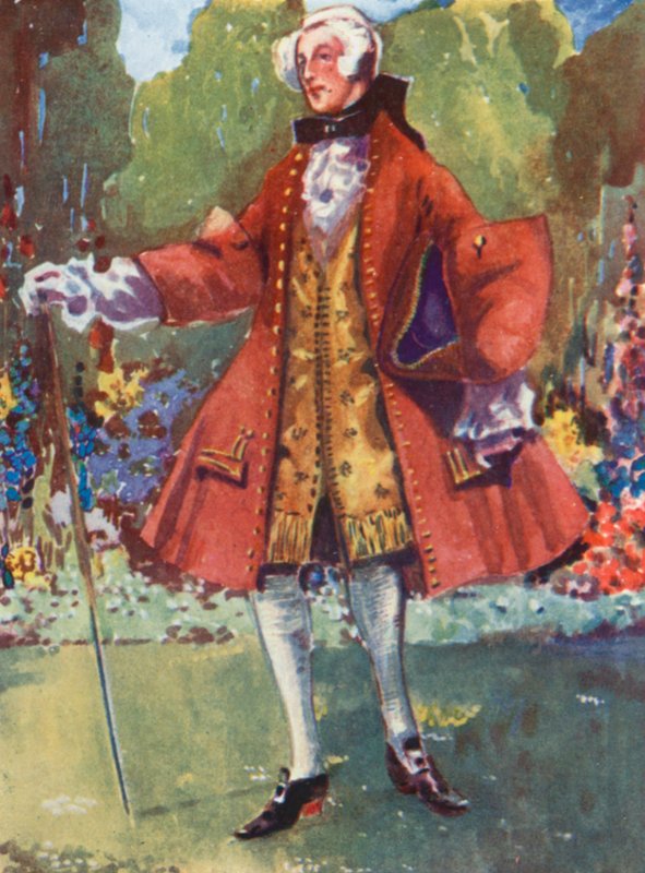 Ein Mann aus der Zeit von Georg II. (1727-1760) von Dion Clayton Calthrop