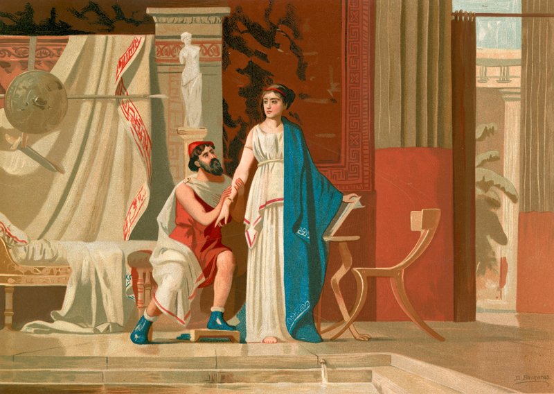 Aspasia und Perikles von Dionisio Baixeras Verdaguer