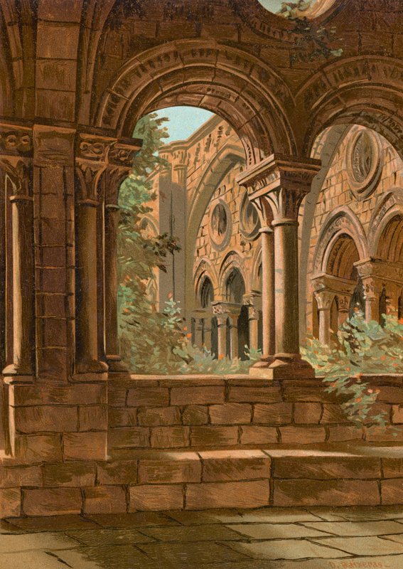 Byzantinischer Kreuzgang von Tarragona von Dionisio Baixeras Verdaguer