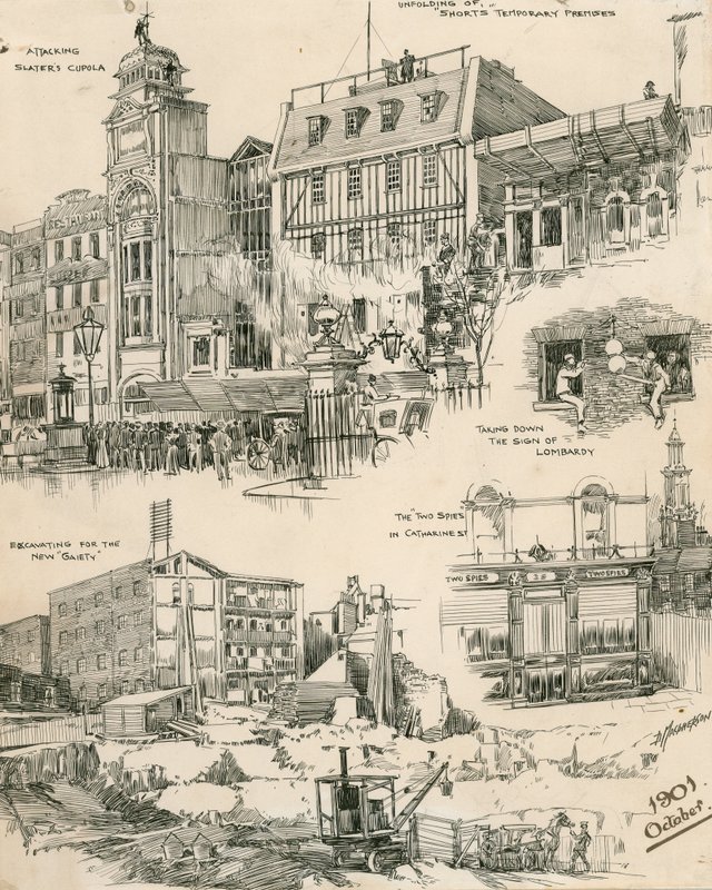 Skizzen von London aus Oktober 1901 von Douglas Macpherson