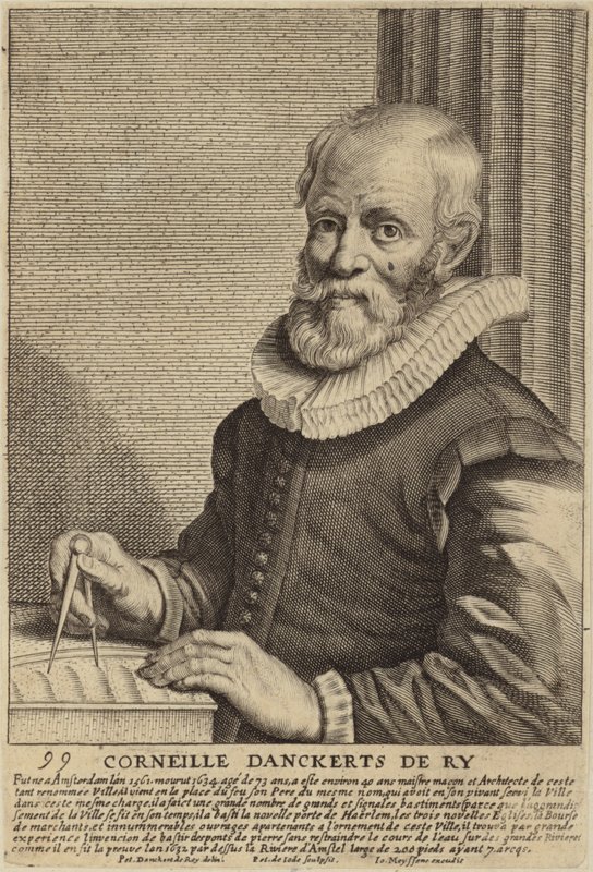 Porträt von Cornelis Danckerts de Ry von Dutch School