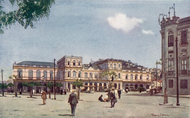 Endstation der Central Railway of Brazil, Rio de Janeiro von Edgar L. Pattison