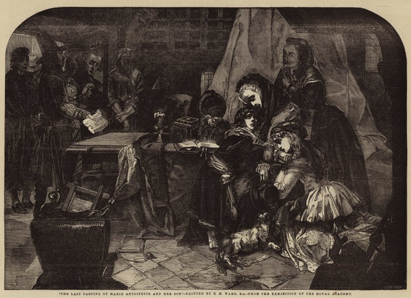 Der letzte Abschied von Marie Antoinette und ihrem Sohn von Edgar Melville Ward