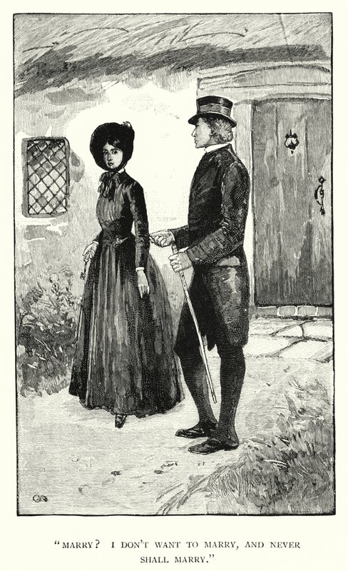 Illustration für Jane Eyre von Charlotte Bronte von Edmund Henry Garrett