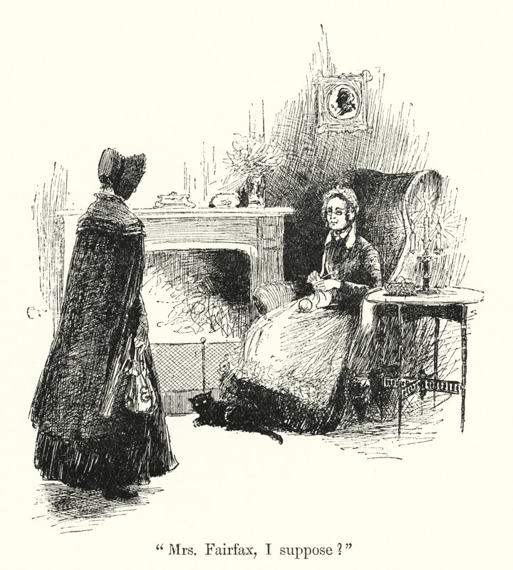 Illustration für Jane Eyre von Charlotte Bronte von Edmund Henry Garrett