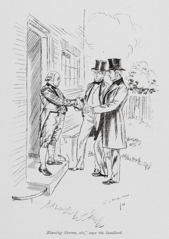 Illustration für Tom Browns Schulzeit von Edmund Joseph (after) Sullivan