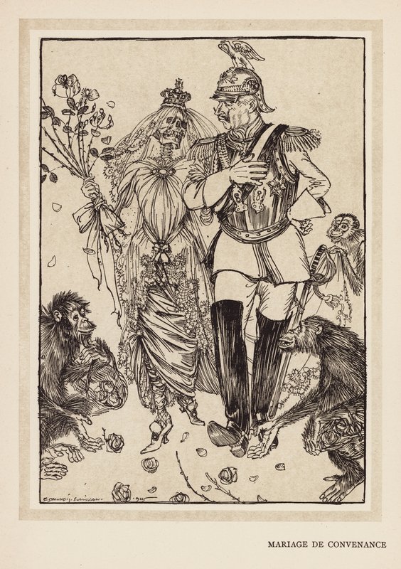 Der Kranz des Kaisers: Vernunftehe von Edmund Joseph (after) Sullivan