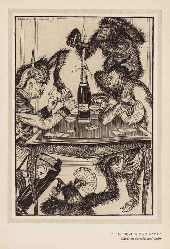 Des Kaisers Kranz: "Das eigene Spiel des Teufels" von Edmund Joseph (after) Sullivan