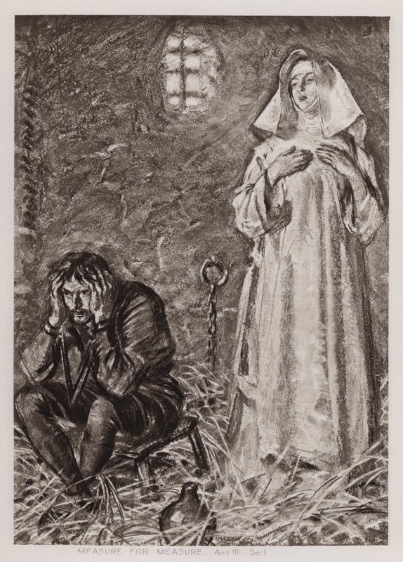 Maß für Maß, Akt III, Szene I von Edmund Joseph Sullivan