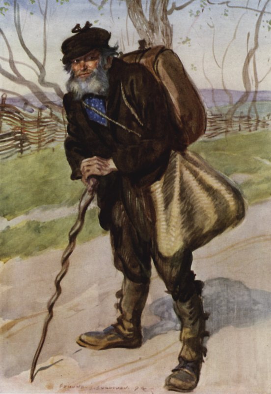 Einmal sah ich ihn mitten auf einer staubigen Straße stehen von Edmund Joseph Sullivan