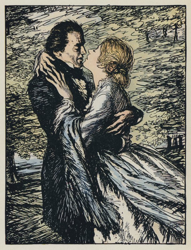 Illustration für Tennysons Maud von Edmund Joseph after Sullivan