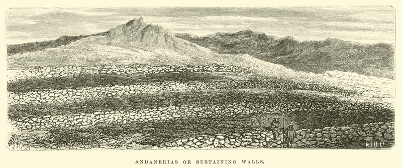 Andanerias oder Stützmauern von Edouard Riou