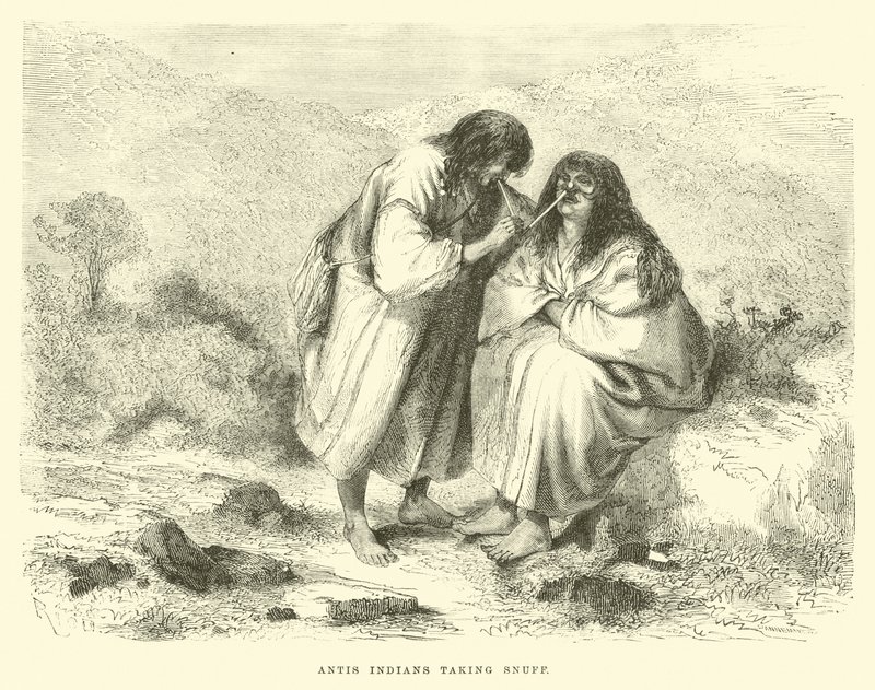 Antis-Indianer schnupfen Tabak von Edouard Riou