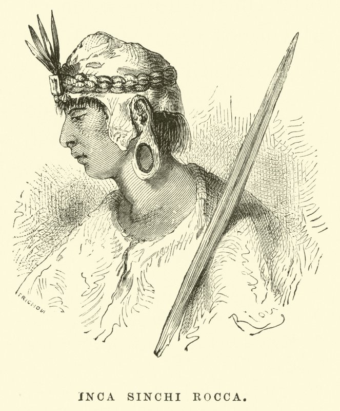 Inka Sinchi Rocca von Edouard Riou