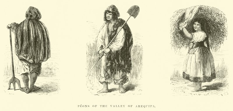 Peons des Tals von Arequipa von Edouard Riou