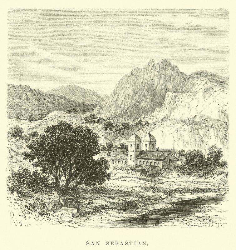 San Sebastian von Edouard Riou