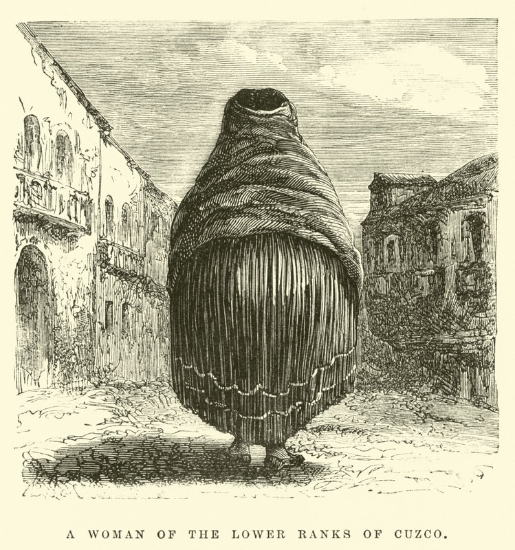 Eine Frau der unteren Ränge von Cuzco von Edouard (after) Riou
