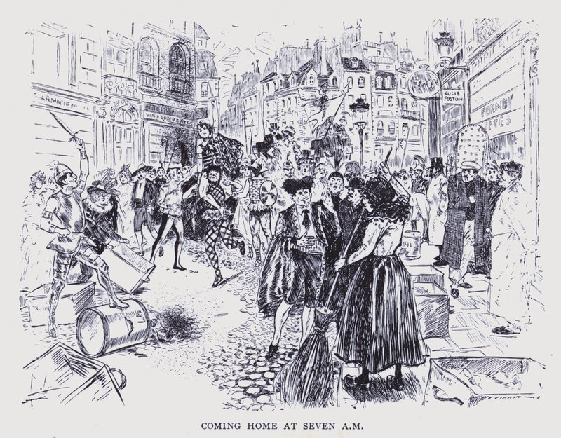 Böhmisches Paris: Heimkehr um sieben Uhr morgens von Edouard Alfred (1875 1954) Cucuel
