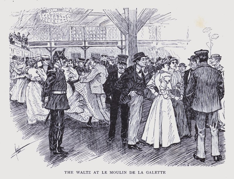 Böhmisches Paris: Der Walzer im Le Moulin de la Galette von Edouard Alfred (1875 1954) Cucuel