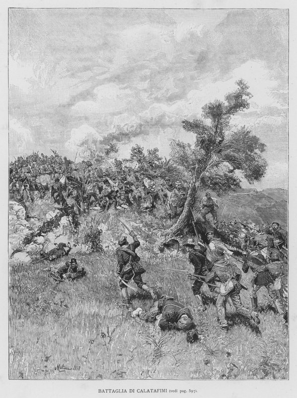 Schlacht von Calatafimi von Edouardo Matania