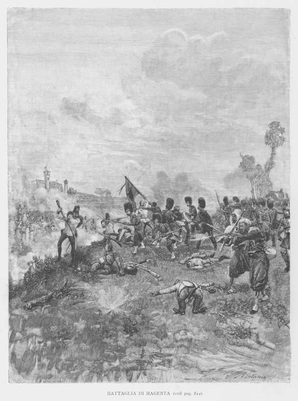 Schlacht von Magenta von Edouardo Matania