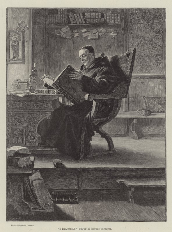 Ein Bibliophiler von Eduard von Grutzner