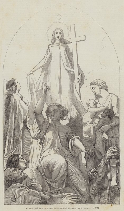 Karikatur, Der Geist der Religion von Edward A. Armitage