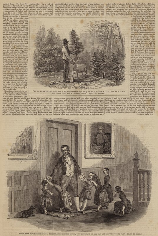 Illustrationen für Der kleine Tannenbaum von Edward Duncan