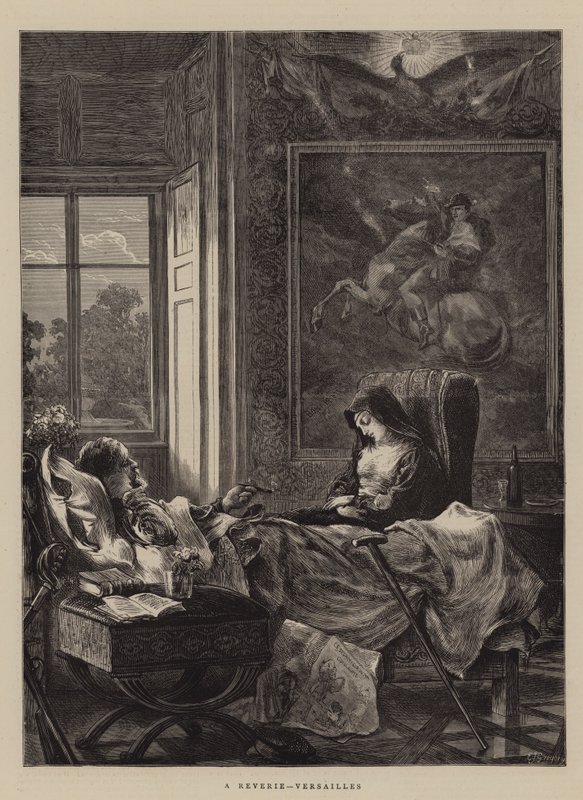Eine Träumerei, Versailles von Edward John Gregory